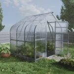 Šiltnamis Standart* KLASIKA 2,5 x 2 m (5 kv.m) su 4 mm arba 6 mm danga (*pasirinktinai) 1 stoglangis