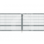 Segmentinės tvoros vartai, 1500 x 4000 mm, 5 mm segmento užpildu, (dažytas)