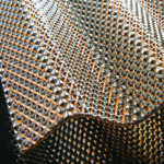 Banguotas polikarbonato lakštas su korio efektu (PC DIAMONDS) 2,8 mm, bronzinė