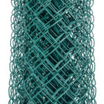 Tinklas tvoros, regztas, 50x50 mm, ø2,50 mm, H-1,5 m (10 m/rul), RAL6005 žalia