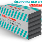 Polistireninis putplastis NEO EPS100, 98,5 x 48,5 cm, frezuotas (storiai 100 – 300 mm)